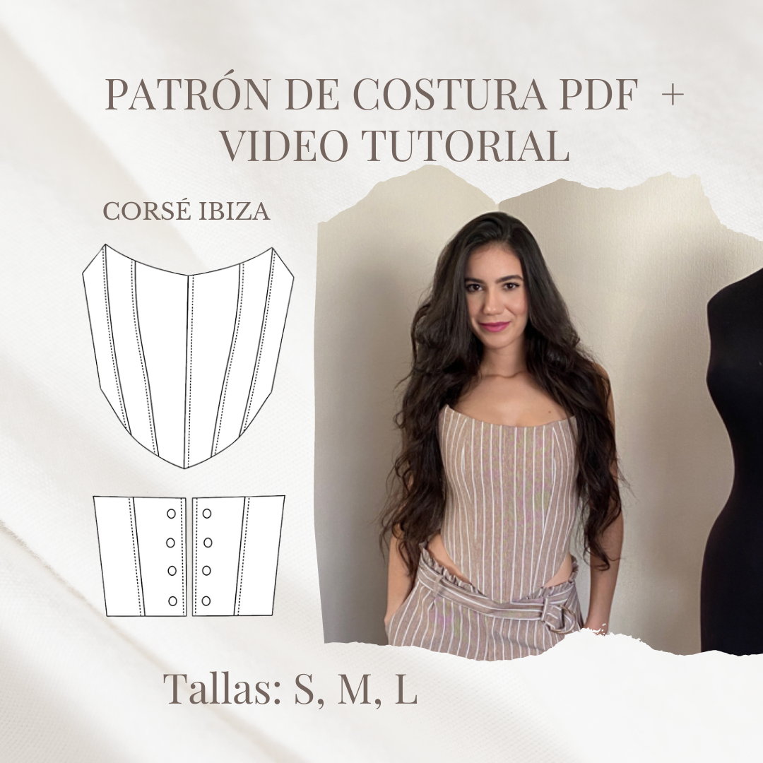 IBIZA CORSET PDF PATTERN + TUTORIAL