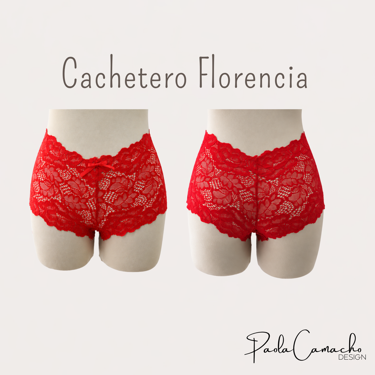 Patrón de Costura Cachetero Florencia PDF | Tallas XS HASTA XXL | Impresión Hoja Carta | Principiantes