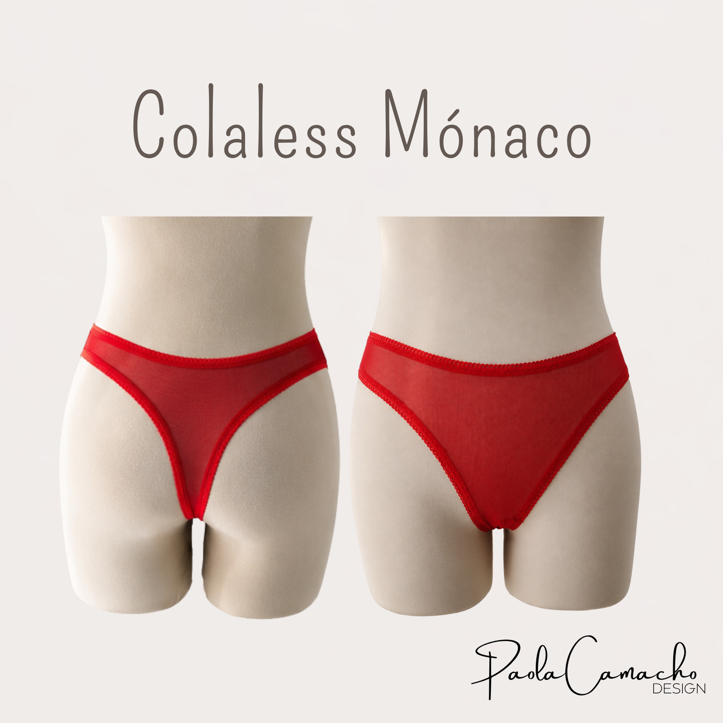 Patrón de Costura Colaless Mónaco PDF | Tallas XS–XXL | Impresión Hoja Carta | Principiantes