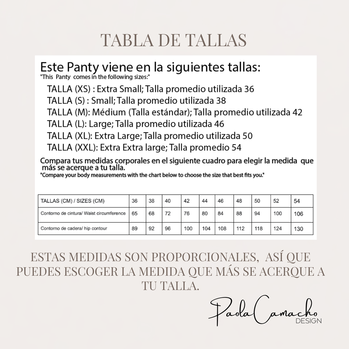 Patrón de Costura Panty Veneciade de tiro alto PDF | Tallas XS hasta XXL | Impresión Hoja Carta | Principiantes