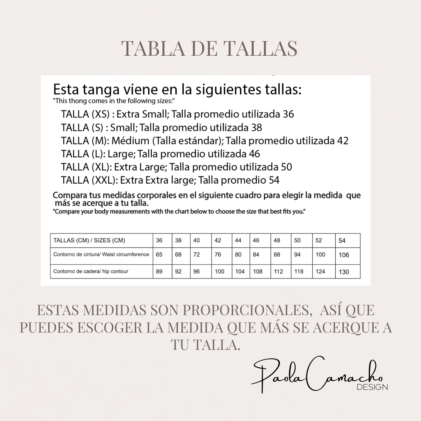 Patrón de Costura Tanga Roma PDF | Tallas XS HASTA XXL | Impresión Hoja Carta | Principiantes