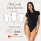 Patrón de costura Body Aurora - tallas desde XS hasta la XXL - patrones en pdf de descarga instantanea