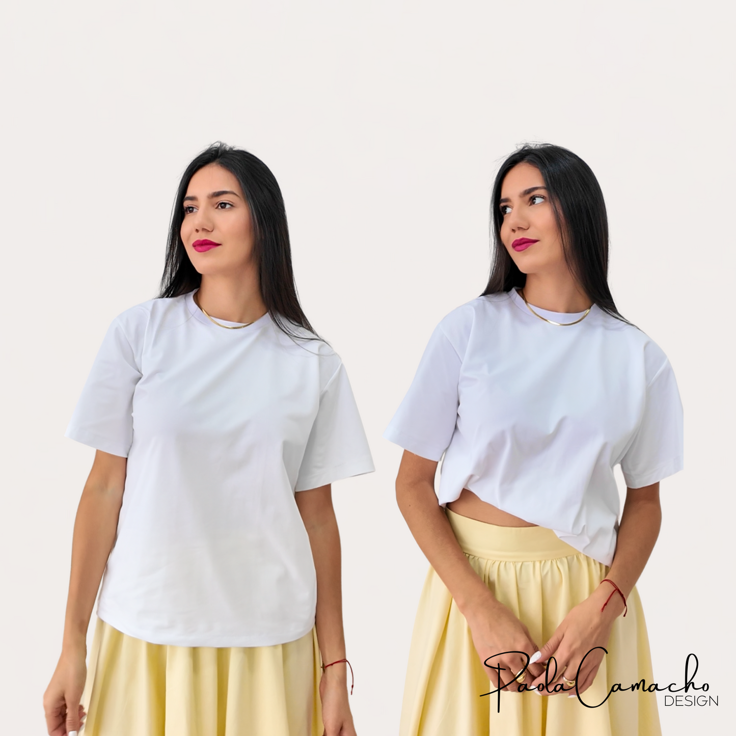 Patrón de Costura Camiseta Emma – PDF Tallas XS a XXL (Hoja Carta)