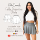 Patrón de Costura Falda Deportiva Olivia – PDF Tallas desde la XS a XXL (Hoja Carta)