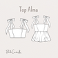 Set Alma – Patrones de Costura (Top + Falda)