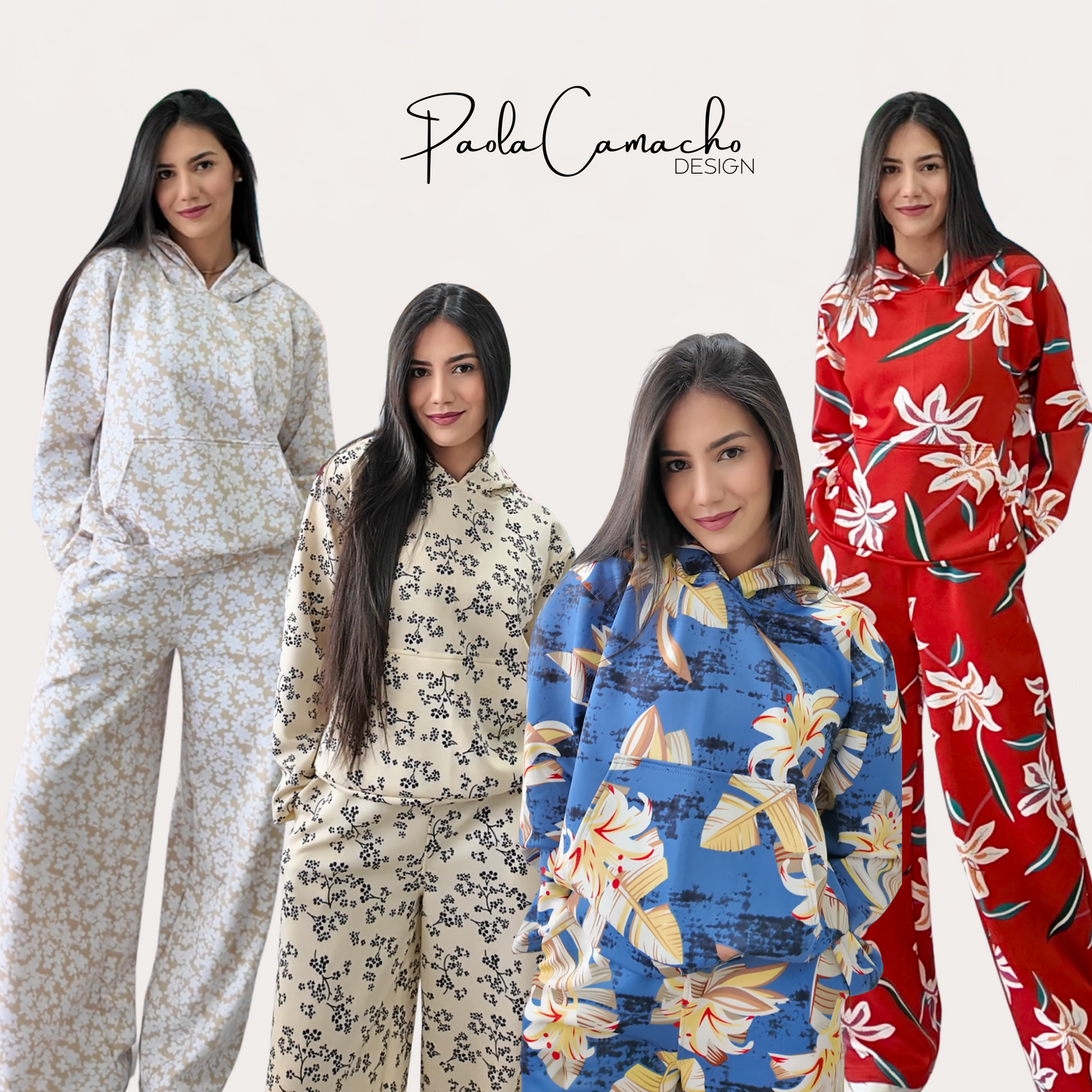 Patrón de Costura Hoodie Lia  – PDF Tallas XS a XXL (Hoja Carta)
