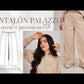 Patrón PDF Pantalón Palazzo talla S, M, L, XL