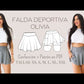 Patrón de Costura Falda Deportiva Olivia – PDF Tallas desde la XS a XXL (Hoja Carta)