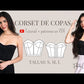 CORSET DE COPAS Descarga instantánea - patrón de costura en PDF