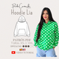 Patrón de Costura Hoodie Lia  – PDF Tallas XS a XXL (Hoja Carta)