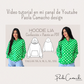 Patrón de Costura Hoodie Lia  – PDF Tallas XS a XXL (Hoja Carta)