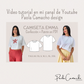 Patrón de Costura Camiseta Emma – PDF Tallas XS a XXL (Hoja Carta)